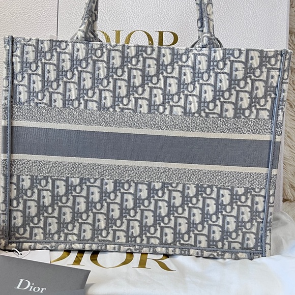 SOLD Authentic Christian Dior MEDIUM DIOR BOOK TOTE - Picture 9 of 11